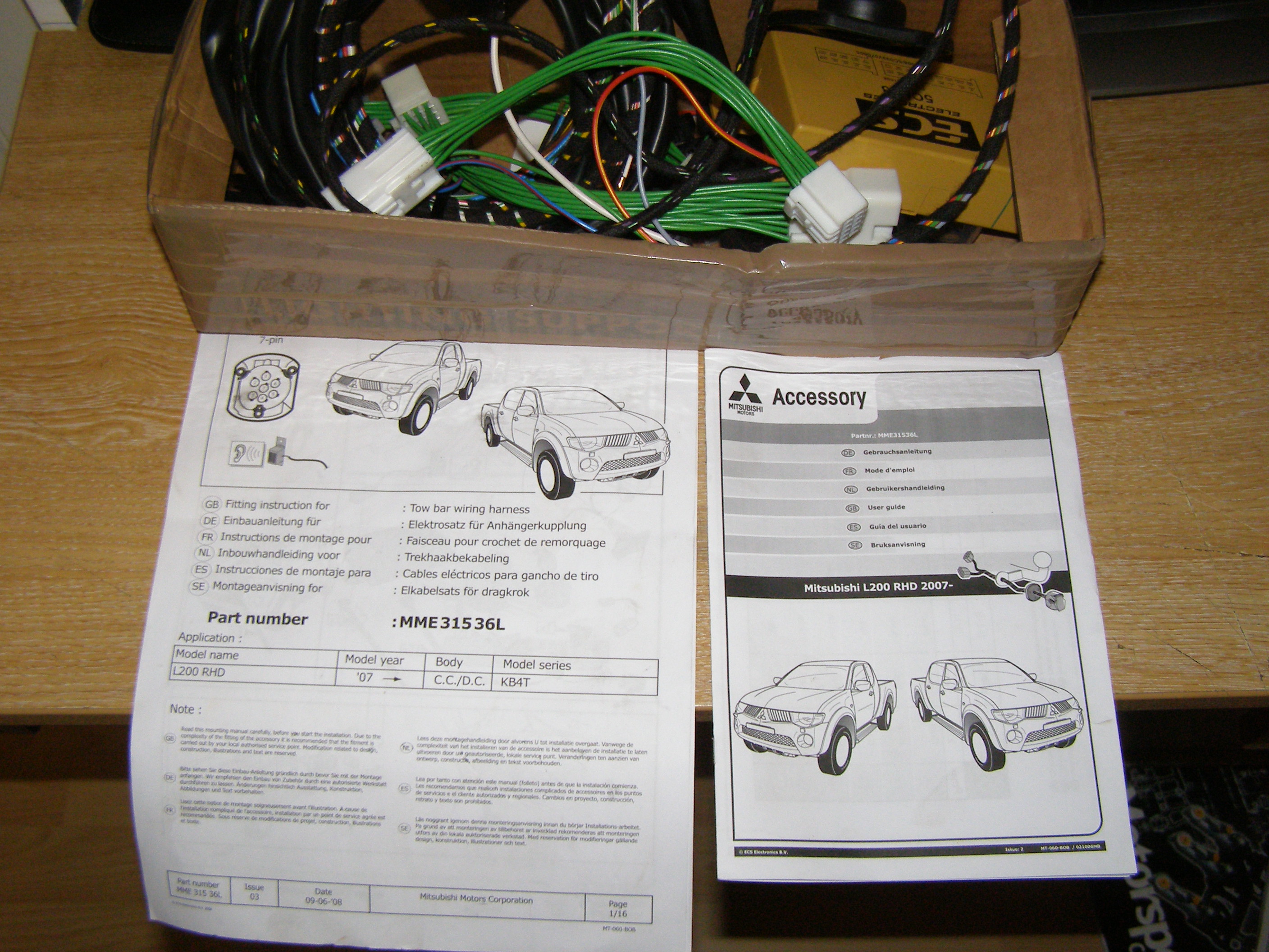 Mitsubishi L200 Tow Bar Wiring Diagram